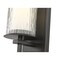Z-Lite Grayson Wall Sconce, 1-Light, 4.75 In.W x 5.75 In.L x 8.25 In.H, Matte Black/Clear + Etched Opal 1949-1S-MB - alternate 4
